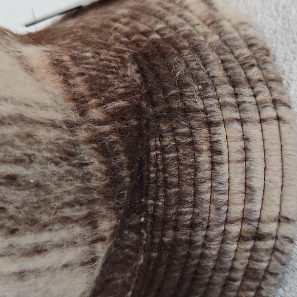 NWT Melrose & Market Plaid Eyelash Bucket Hat Rust Combo One Size - Picture 6 of 13